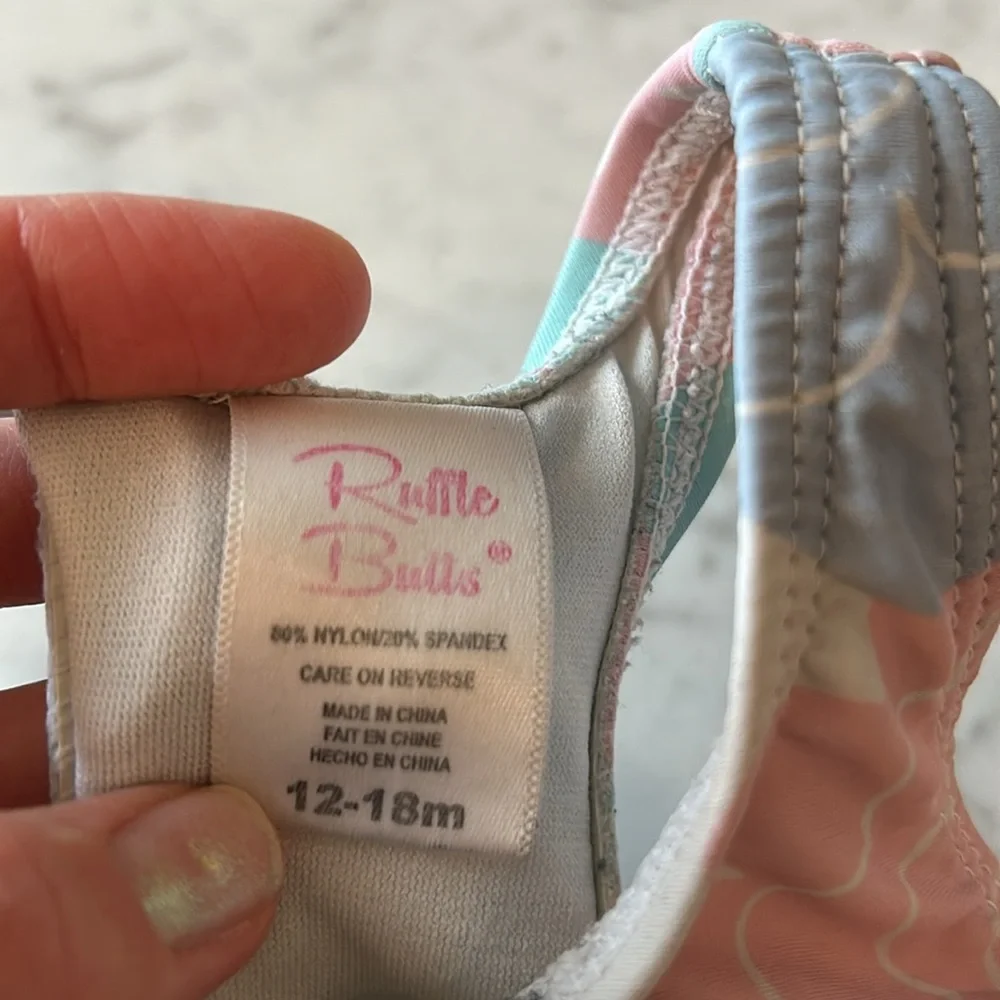 Ruffle Butts 2 piece swim size 12-18 months
